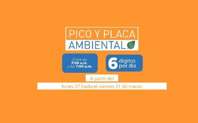 Se extiende pico y placa ambiental