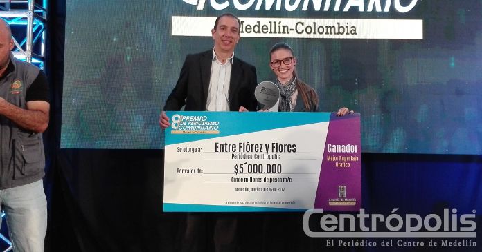 Centrópolis recibe Premio de Periodismo