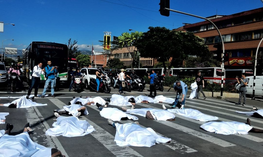 Inusual protesta por aumento de muertes violentas en la ciudad