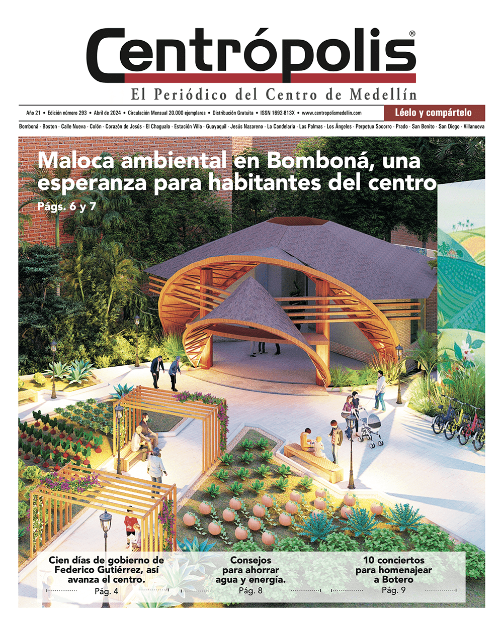 Portada Periódico Centrópolis Abril