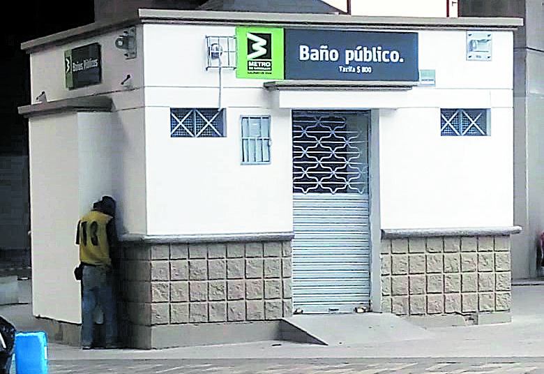 Cuando los baños públicos cierran