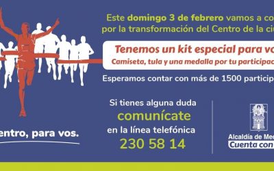 Este domingo: carrera atlética en el centro de Medellín
