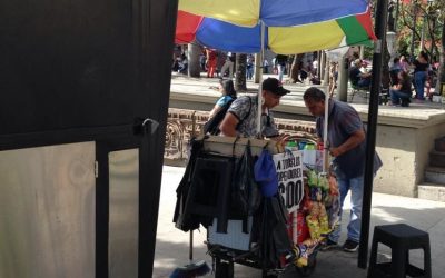 Chazas cerradas y venteros en la calle