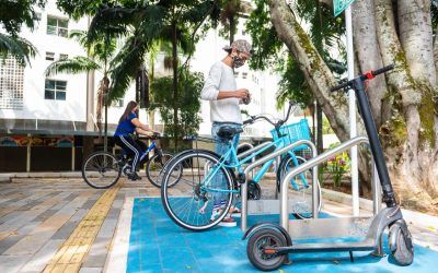 Se instalan 690 nuevos parqueaderos para bicicletas en Medellín