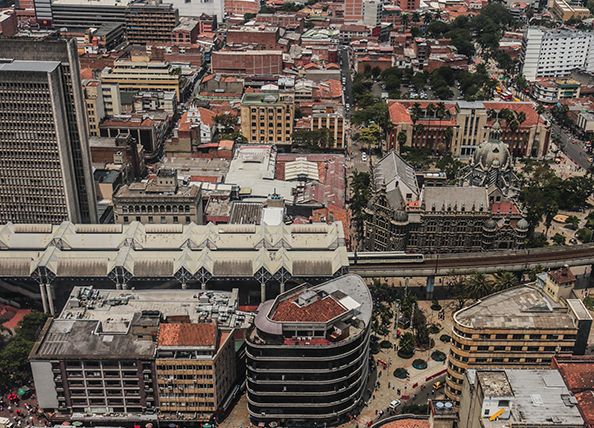 El centro se dividirá por distritos según vocación del territorio