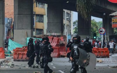 Así quedó el centro de Medellín luego de los actos vandálicos del Paro Nacional