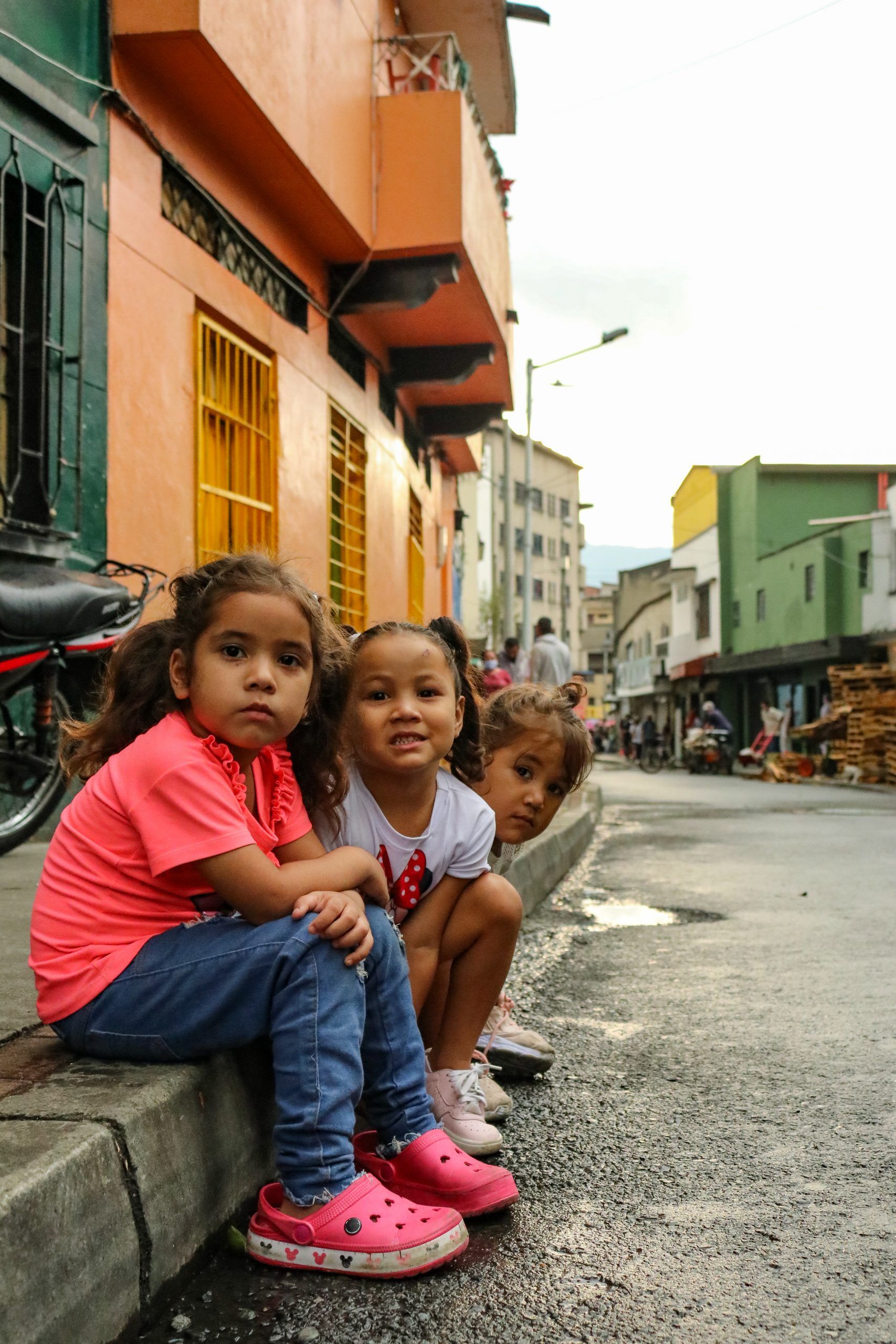 Venezolanos en el centro