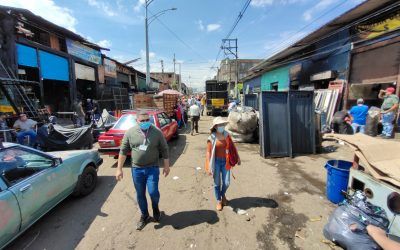 A repavimentación vías del barrio Estación Villa