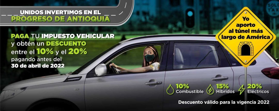 impuesto vehicular antioquia