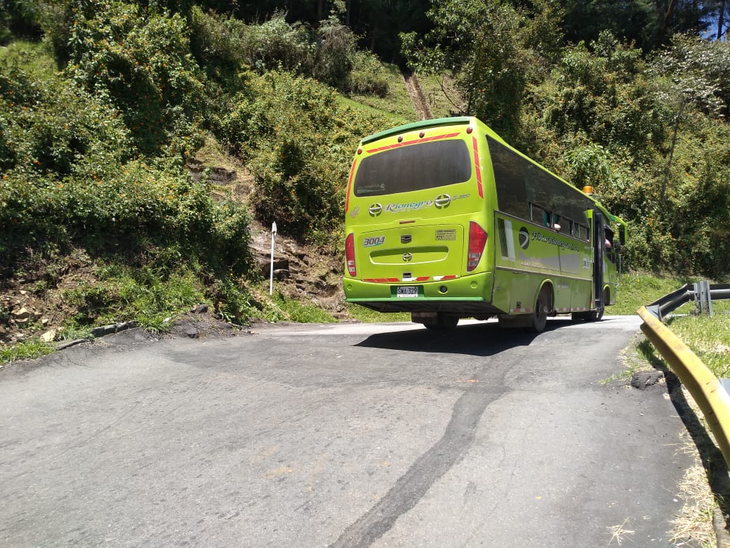 cierre vía santa elena