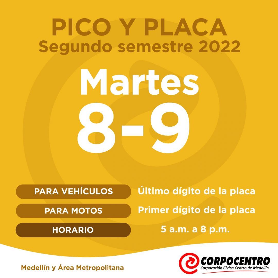 pico y placa martes