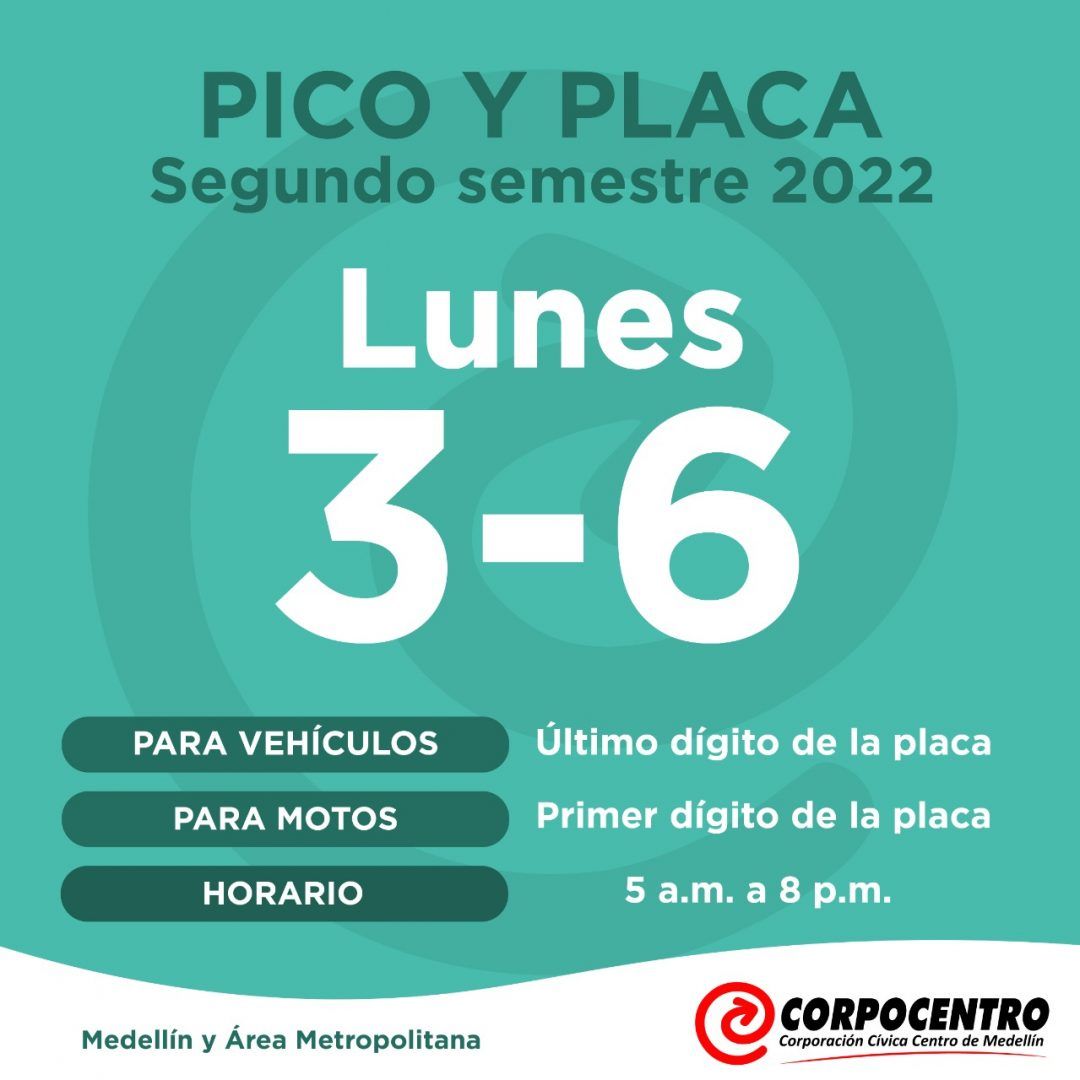 pico y placa lunes