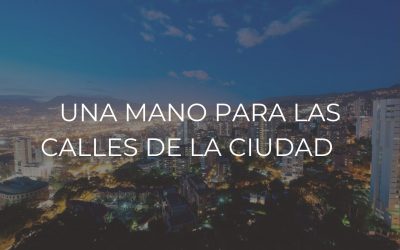 Una mano para las calles de la ciudad