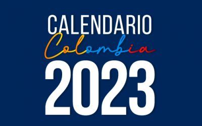 Calendario 2023 Colombia con días festivos