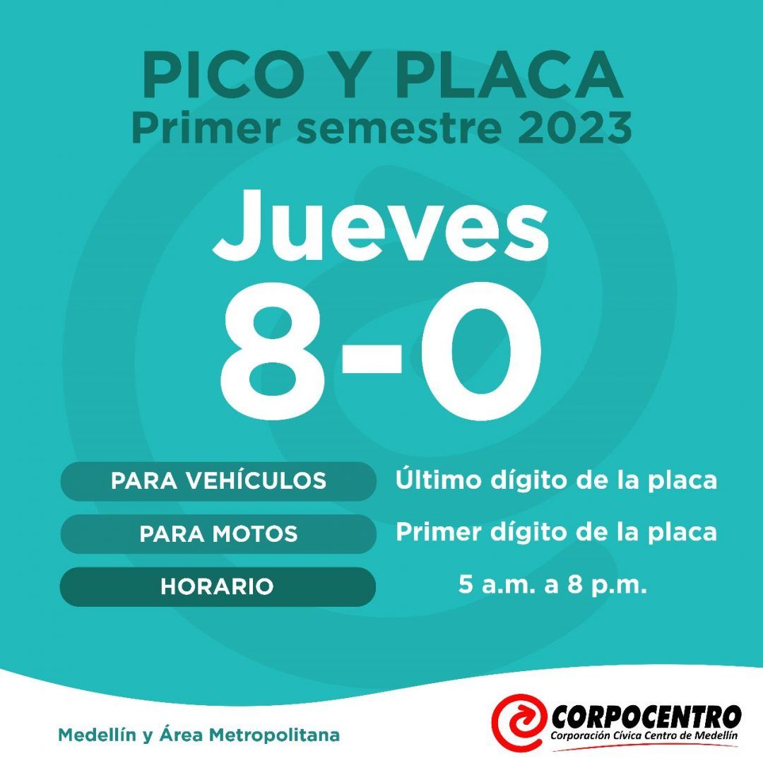 pico y placa jueves