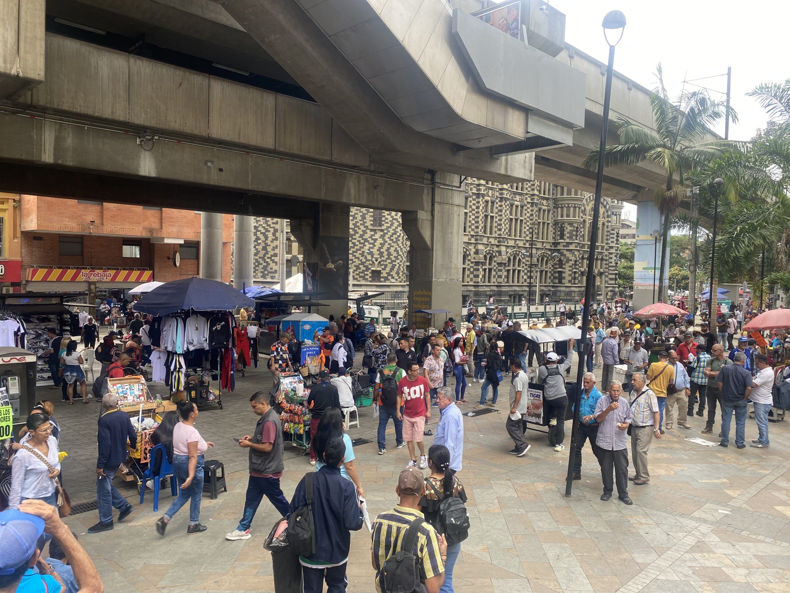 una plaza sin espacio