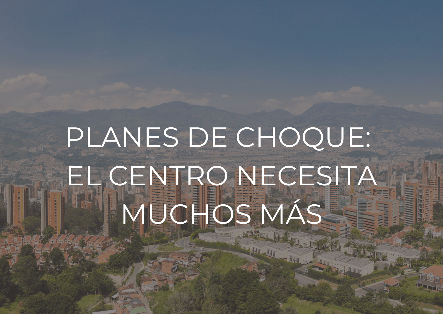 planes de choque editorial