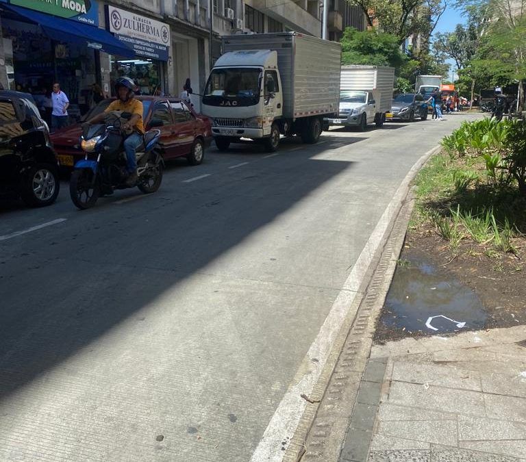 Las calles del centro sin autoridad