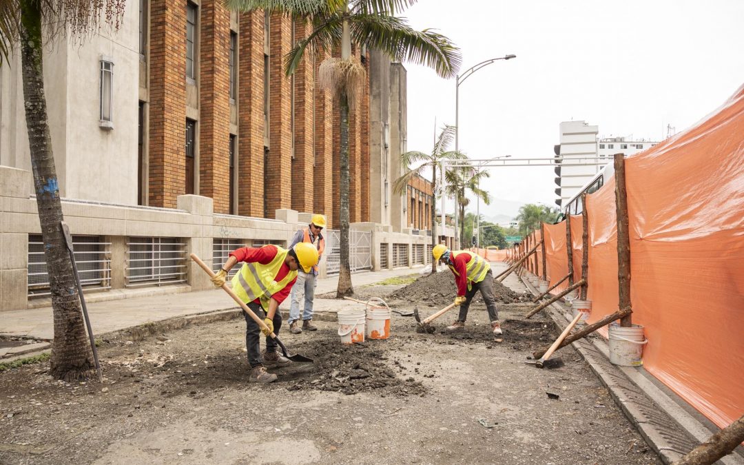 obras en avenida de greiff