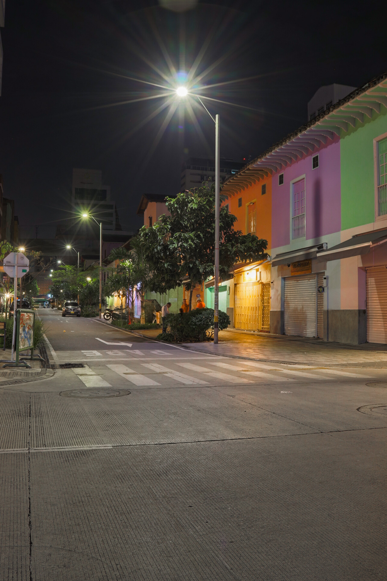 noches del centro vuelven a iluminarse luces luminarias