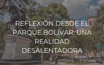 Reflexión desde el Parque Bolívar: Una realidad desalentadora