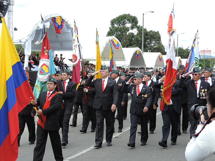 reservas del ejército marcha desfile