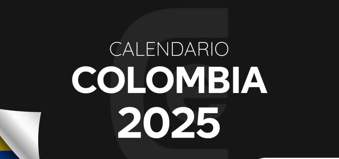 Calendario 2025 Colombia con días festivos