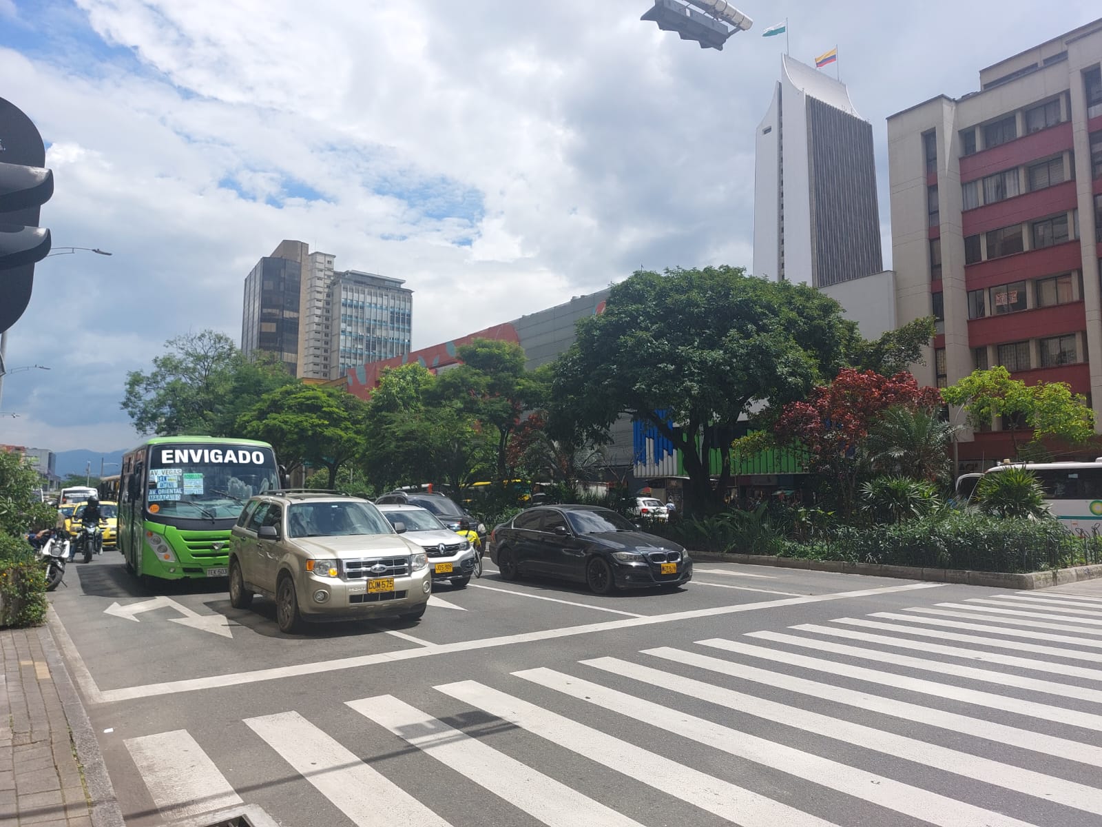 Peak and plaque in Medellín Wednesday, February 14, 2024