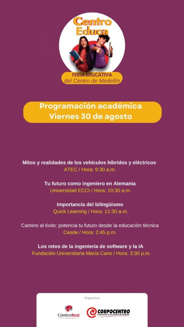 Programación Feria Centro Educa 