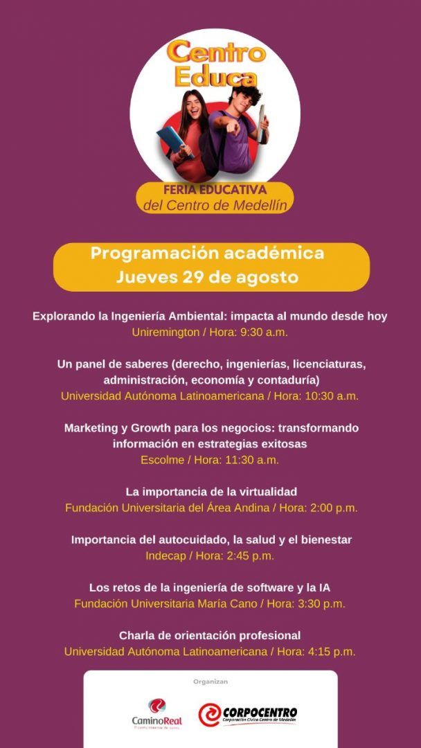 Programación Feria Centro educa