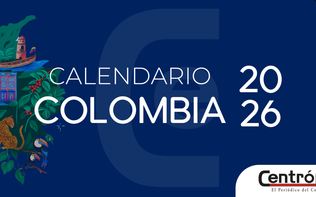 Calendario 2026 Colombia con días festivos