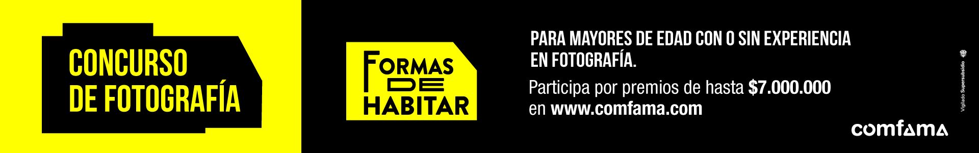 Banner Concurso de Fotografia Comfama Podcast Vive el Centro