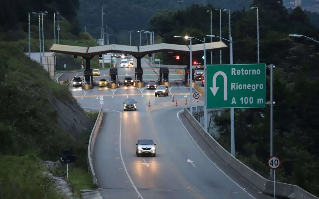 Peajes de Oriente y Pajarito suben 5,1% desde este 17 de enero