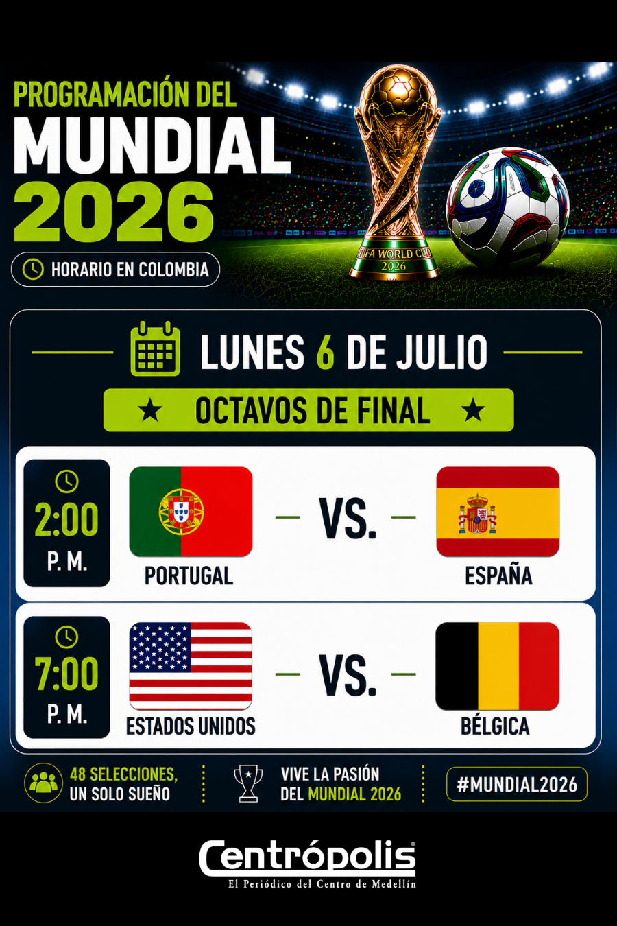 Programacion 6 de julio Pico y Placa Medellin Segundo Semestre de 2025