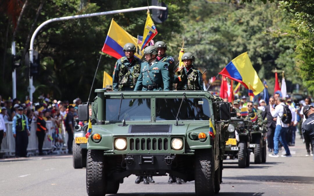Con desfile militar, Medellín celebra este 20 de julio 216 años de la Independencia de Colombia