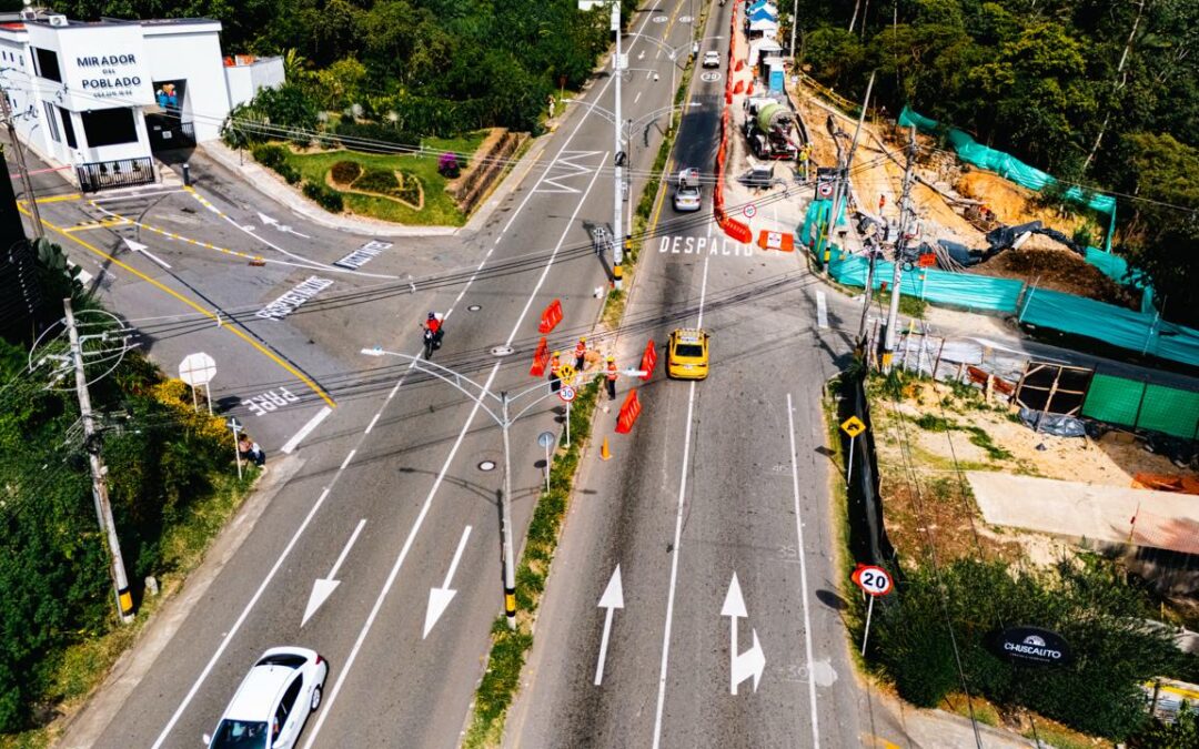 Por obras en Chuscalito habrá cambios en la movilidad de la vía Las Palmas