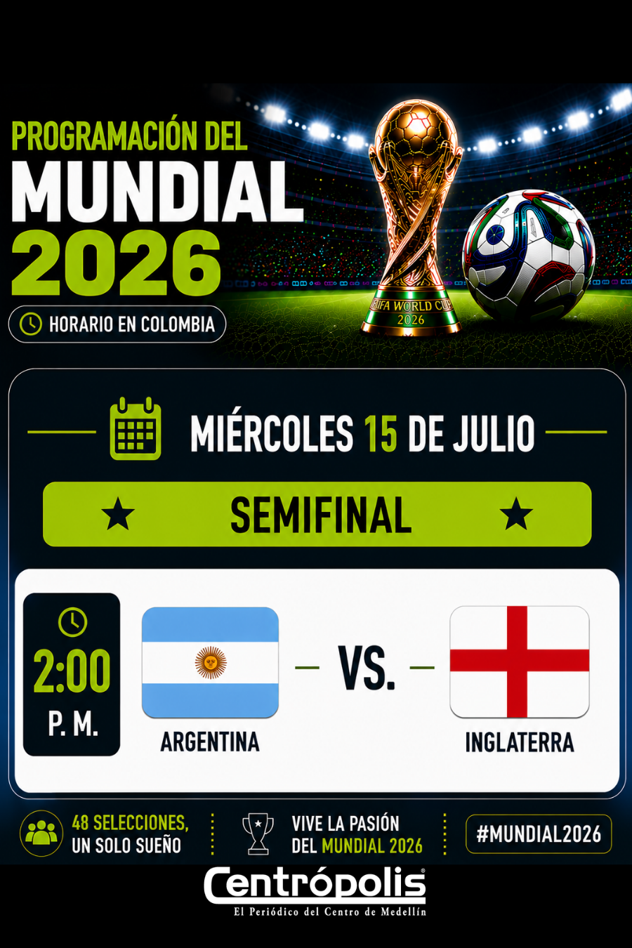 Programacion 15 de julio Pico y Placa Medellin Segundo Semestre de 2025
